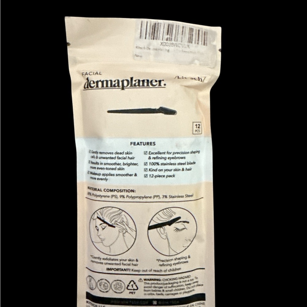 Facial Dermaplaner Kit with Cream Packaging - Picture 2 of 3